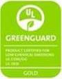 GREENGUARD Gold certified for low chemical emissions